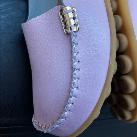 VenusCelia Women's Natural Comfort Walking Flat Loafer in Light Pink, Size 7 - Picture 7 of 14